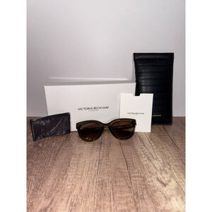 Victoria Beckham Sunglasses Brown Gradient Women’s Designer NIB